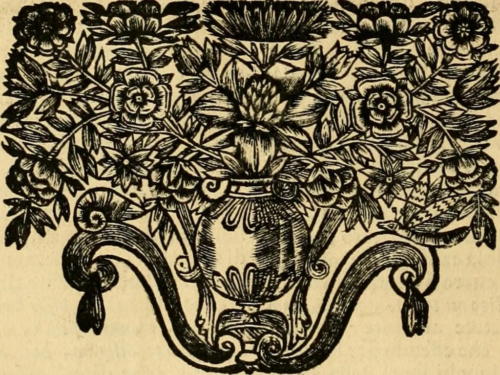 An illustration from Dell' imprese pastorali, 1685, leaf 157