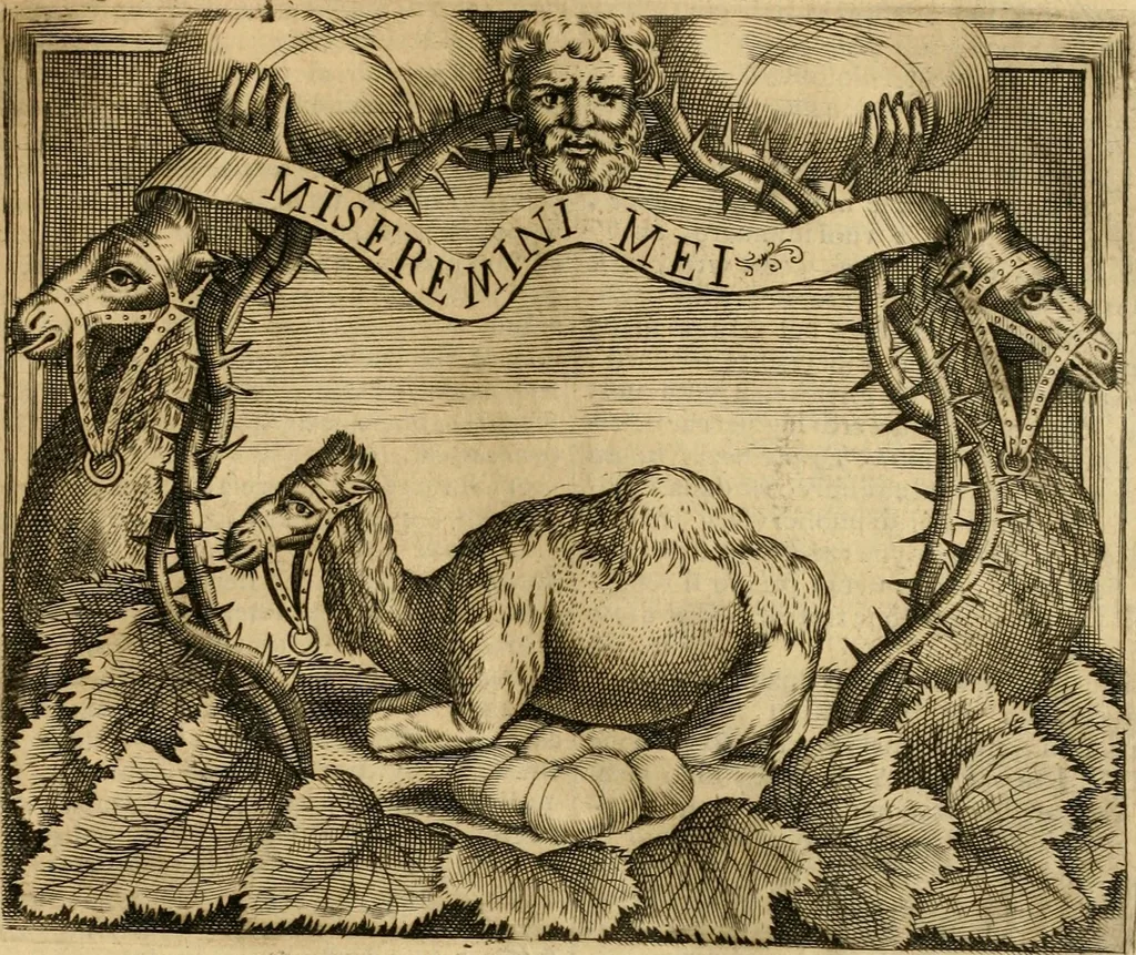 An illustration from Dell' imprese pastorali, 1685, leaf 158