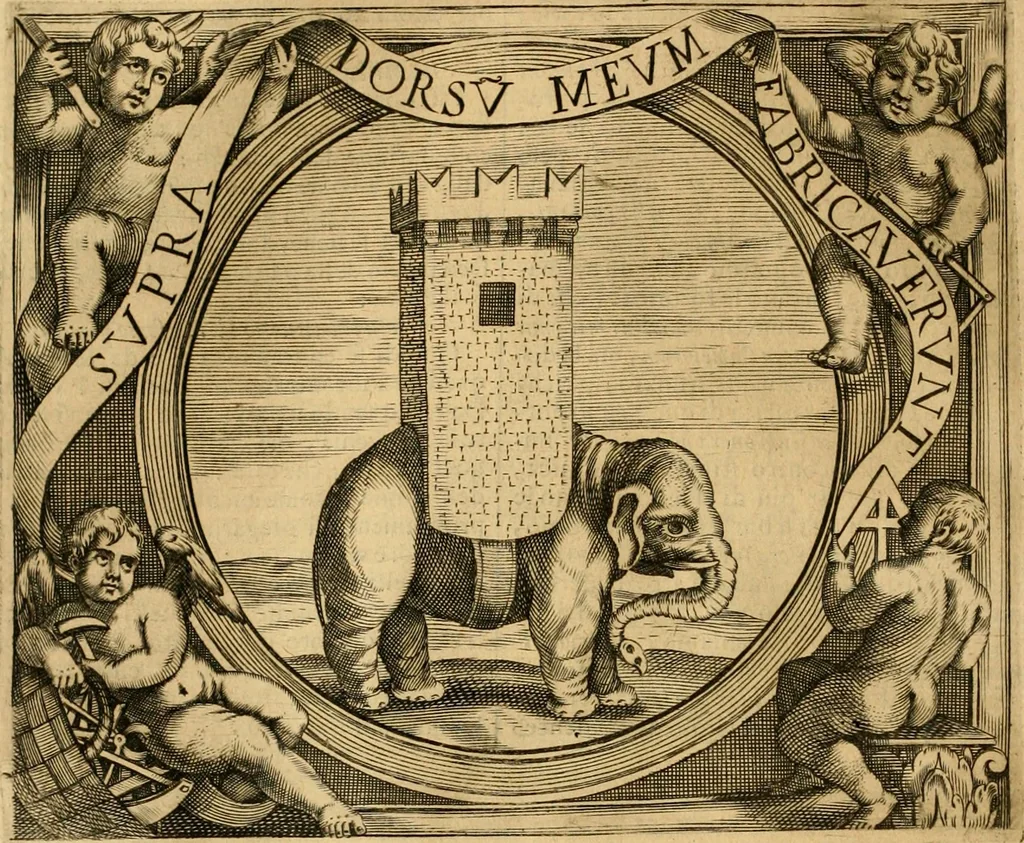 An illustration from Dell' imprese pastorali, 1685, leaf 169