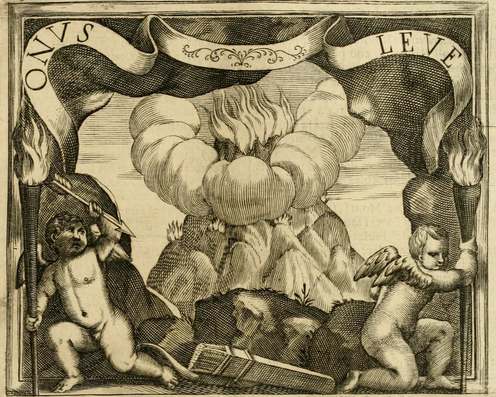 An illustration from Dell' imprese pastorali, 1685, leaf 192