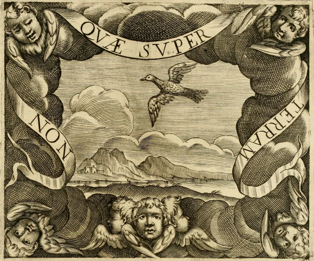 An illustration from Dell' imprese pastorali, 1685, leaf 214