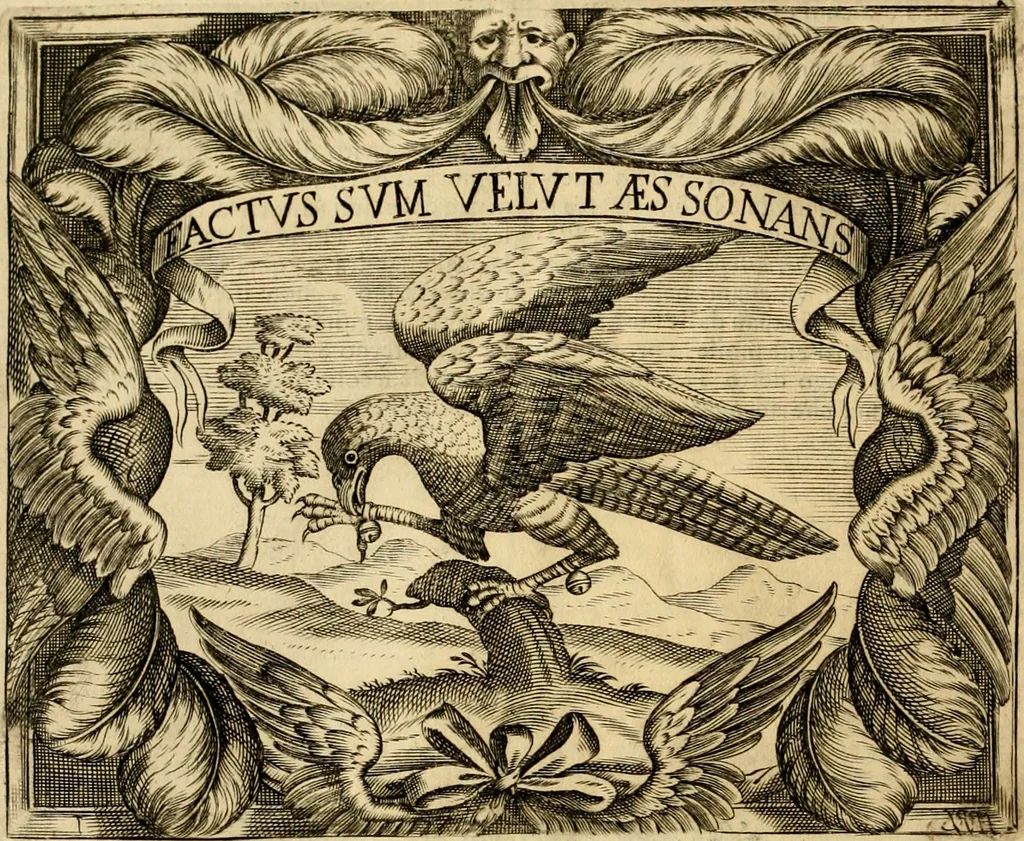 An illustration from Dell' imprese pastorali, 1685, leaf 371