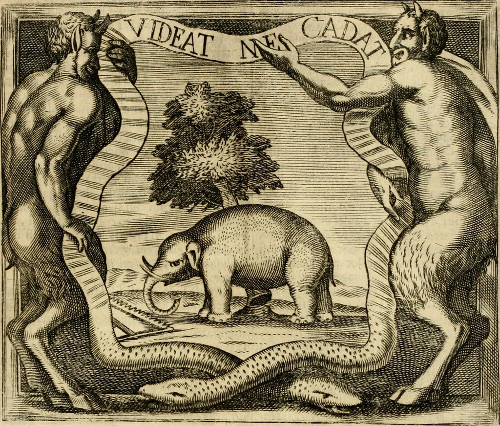 An illustration from Dell' imprese pastorali, 1685, leaf 382