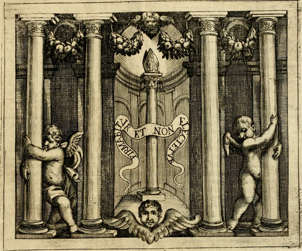 An illustration from Dell' imprese pastorali, 1685, leaf 394