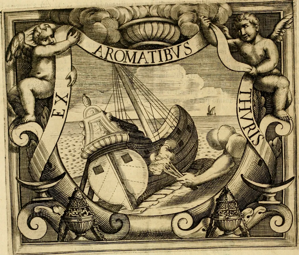 An illustration from Dell' imprese pastorali, 1685, leaf 405