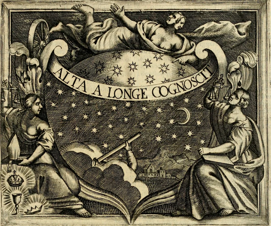 An illustration from Dell' imprese pastorali, 1685, leaf 416