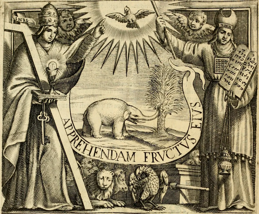 An illustration from Dell' imprese pastorali, 1685, leaf 427