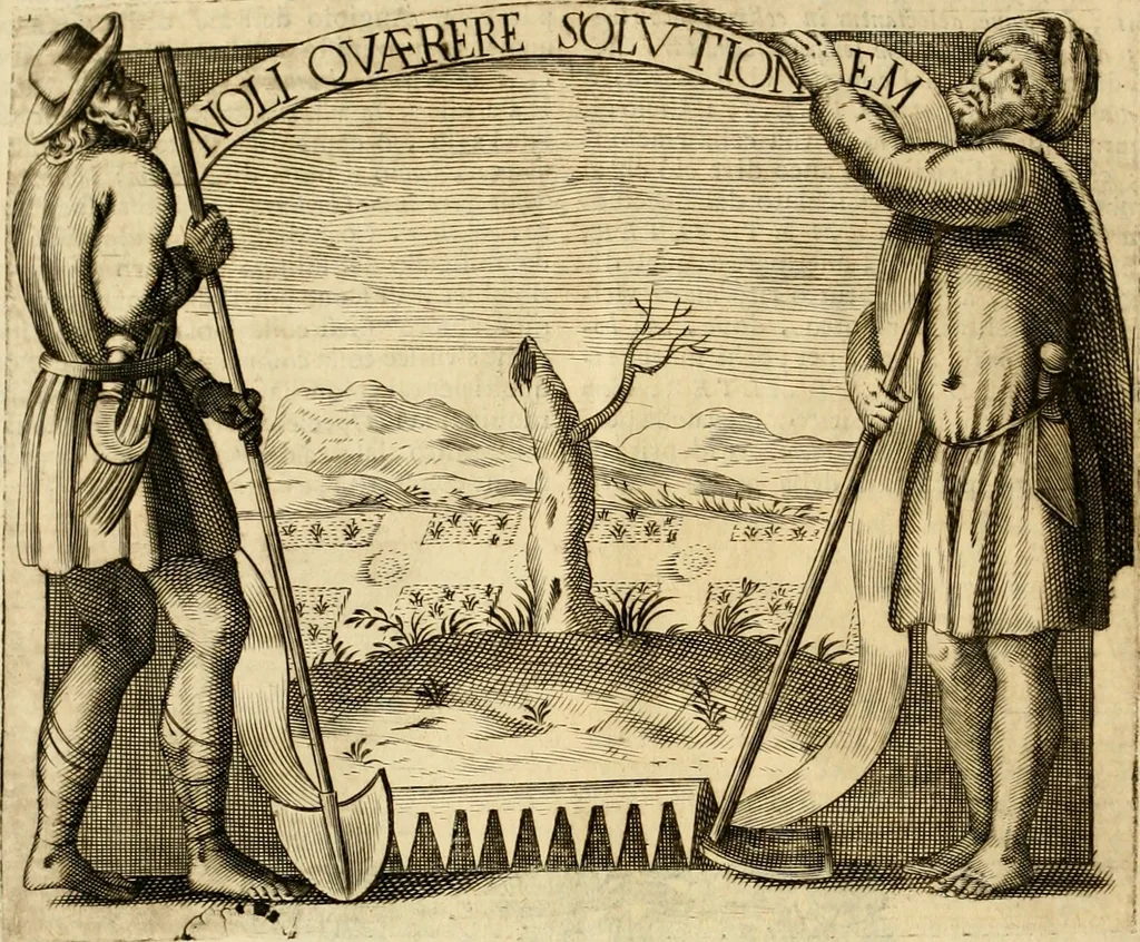 An illustration from Dell' imprese pastorali, 1685, leaf 451