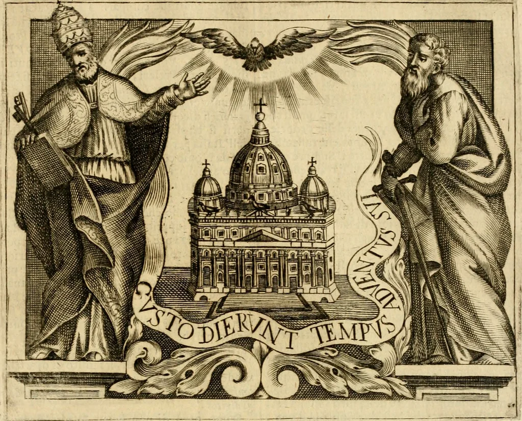 An illustration from Dell' imprese pastorali, 1685, leaf 476
