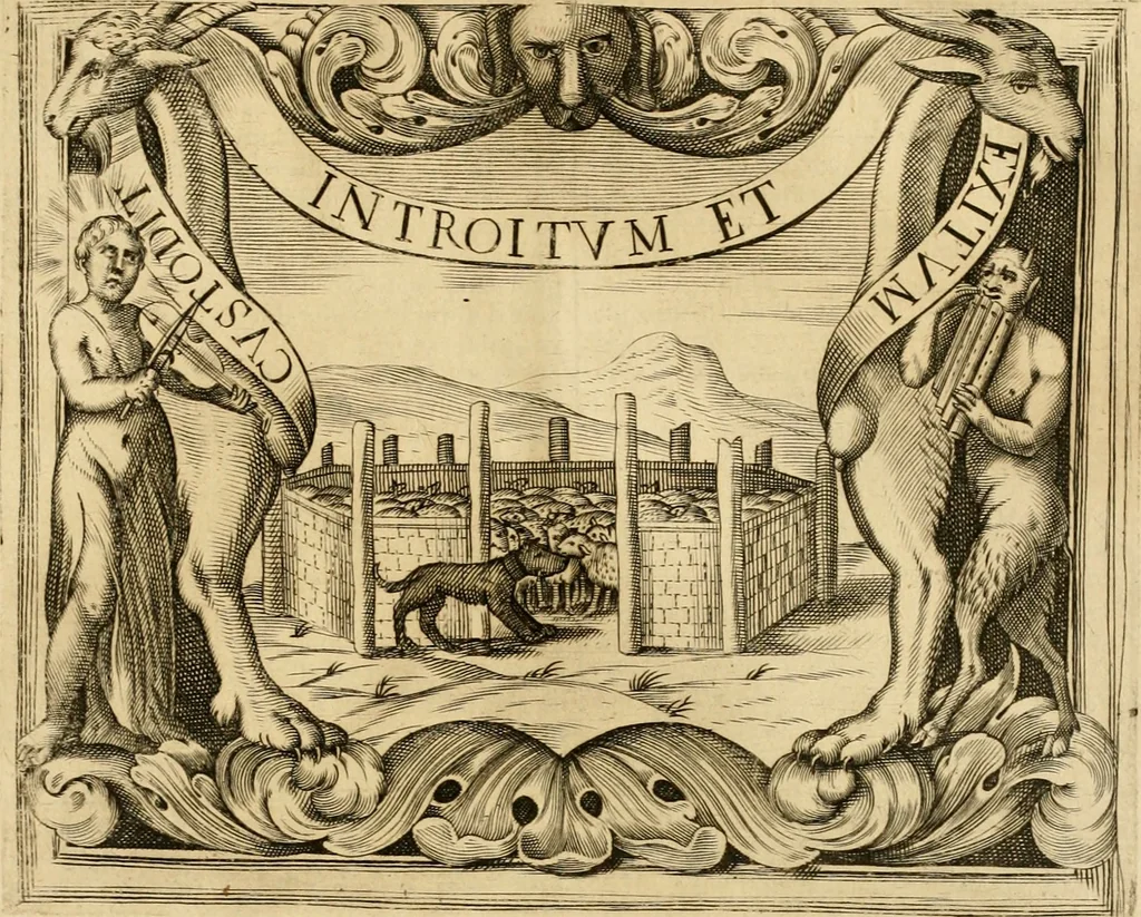 An illustration from Dell' imprese pastorali, 1685, leaf 488