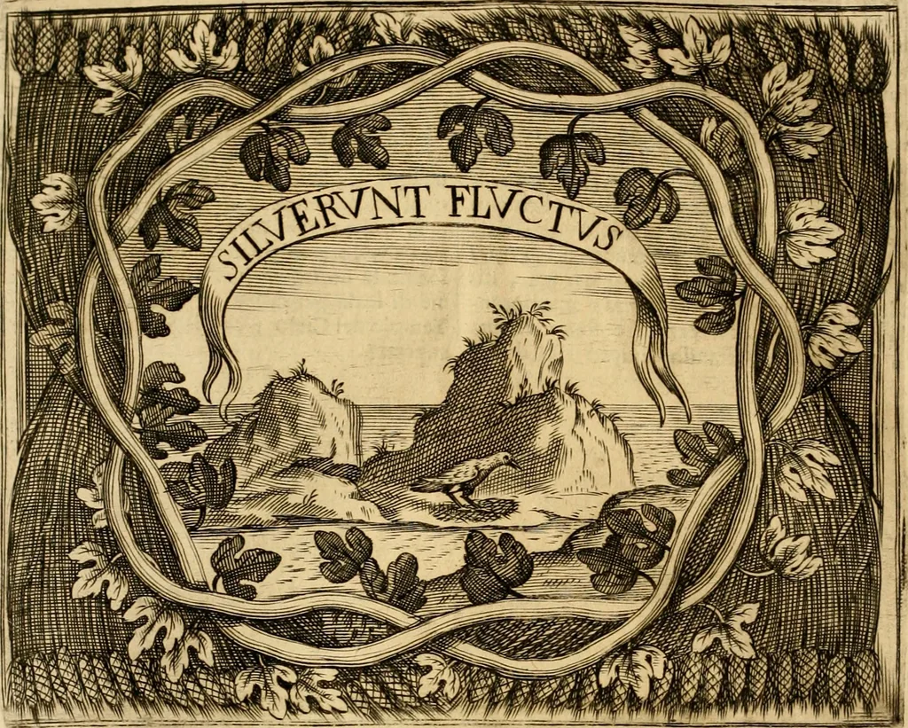 An illustration from Dell' imprese pastorali, 1685, leaf 535
