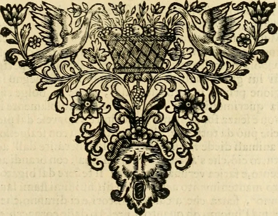An illustration from Dell' imprese pastorali, 1685, leaf 546
