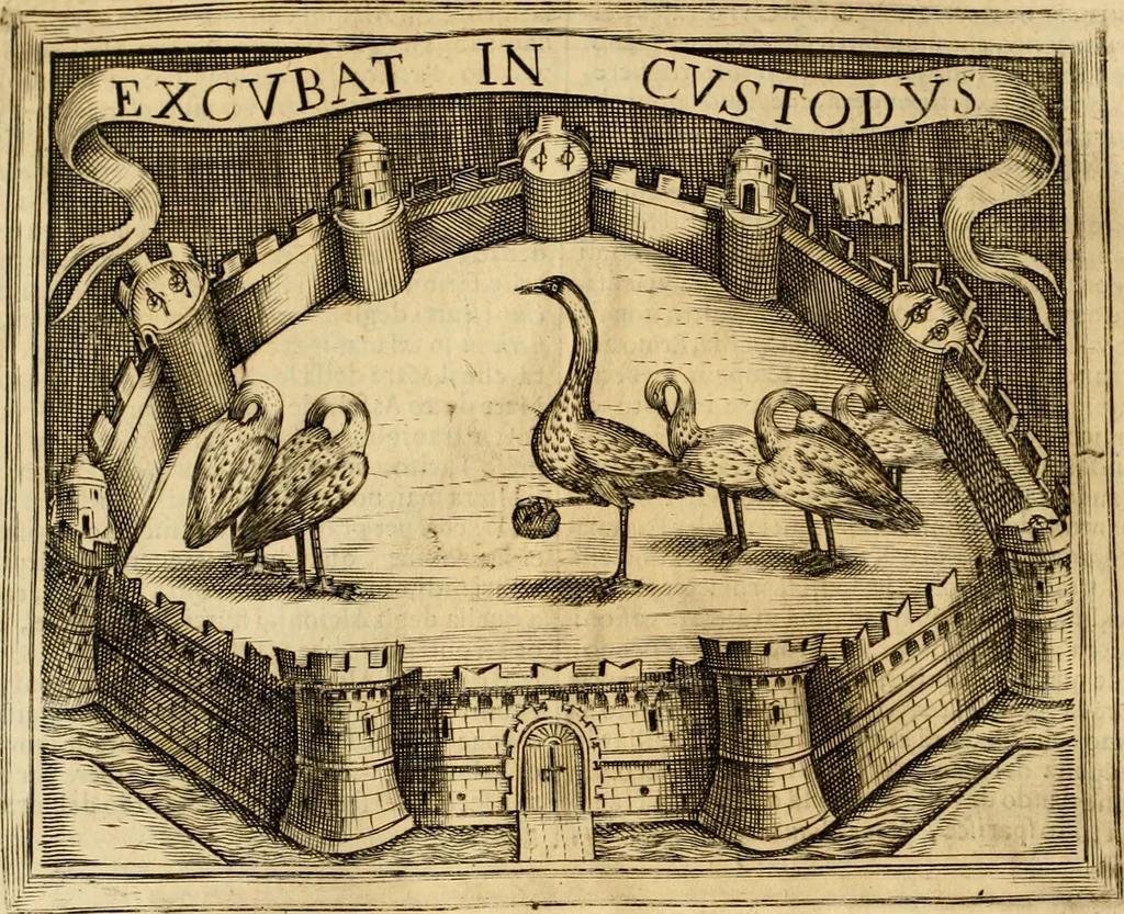 An illustration from Dell' imprese pastorali, 1685, leaf 547