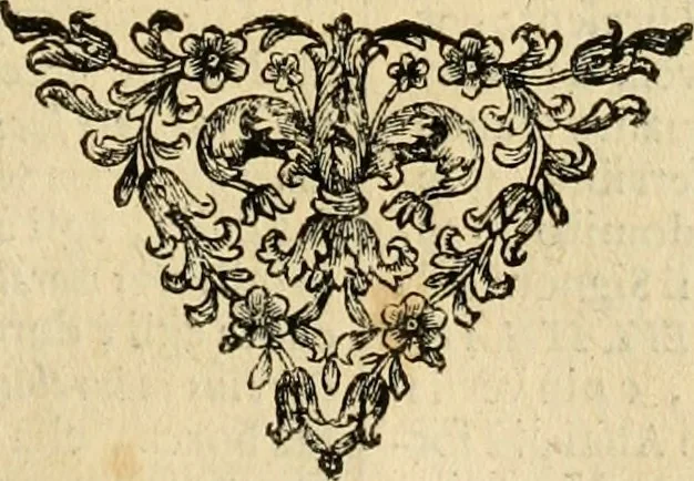 An illustration from Dell' imprese pastorali, 1685, leaf 558