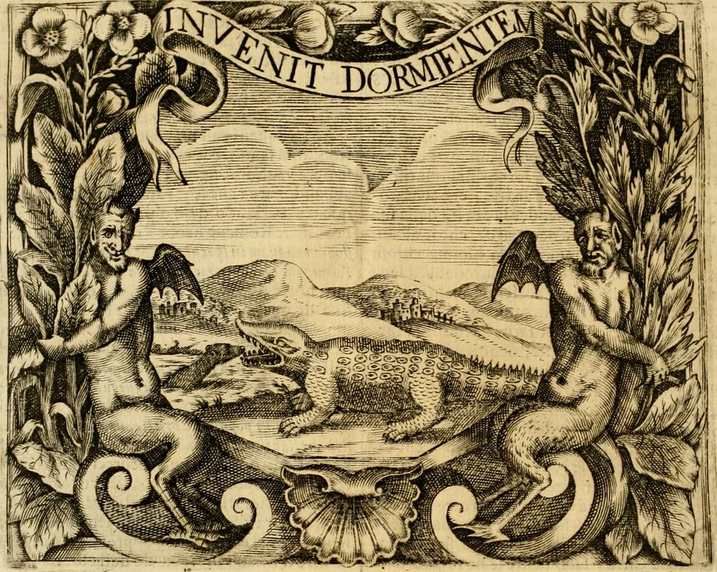 An illustration from Dell' imprese pastorali, 1685, leaf 559