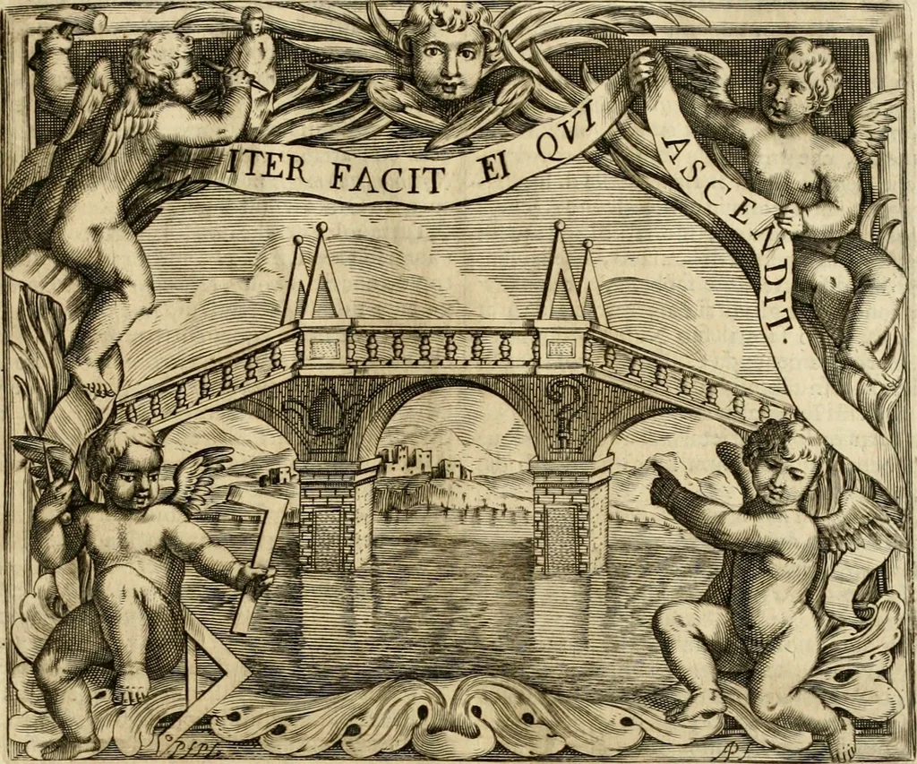 An illustration from Dell' imprese pastorali, 1685, leaf 60