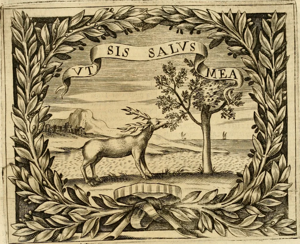 An illustration from Dell' imprese pastorali, 1685, leaf 640
