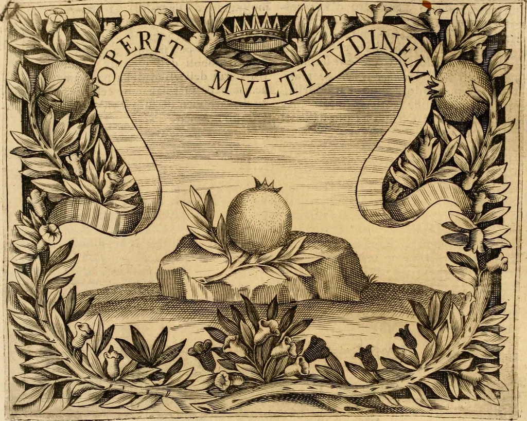 An illustration from Dell' imprese pastorali, 1685, leaf 651