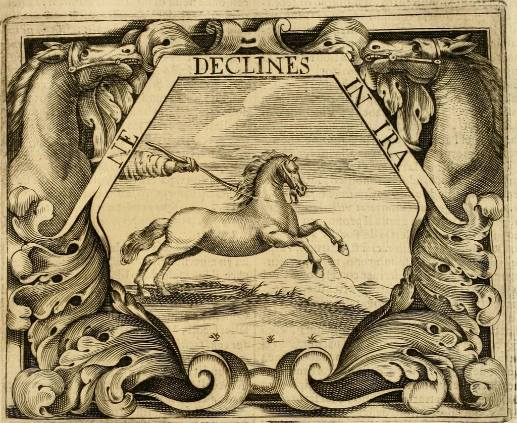 An illustration from Dell' imprese pastorali, 1685, leaf 662