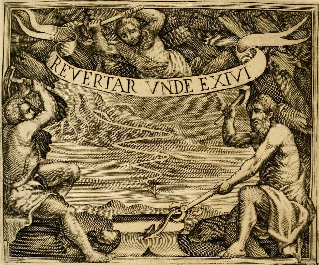 An illustration from Dell' imprese pastorali, 1685, leaf 675