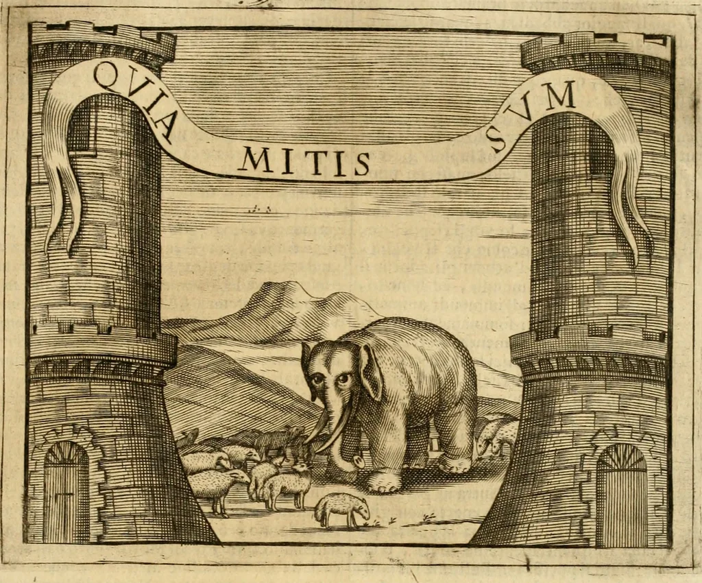 An illustration from Dell' imprese pastorali, 1685, leaf 710