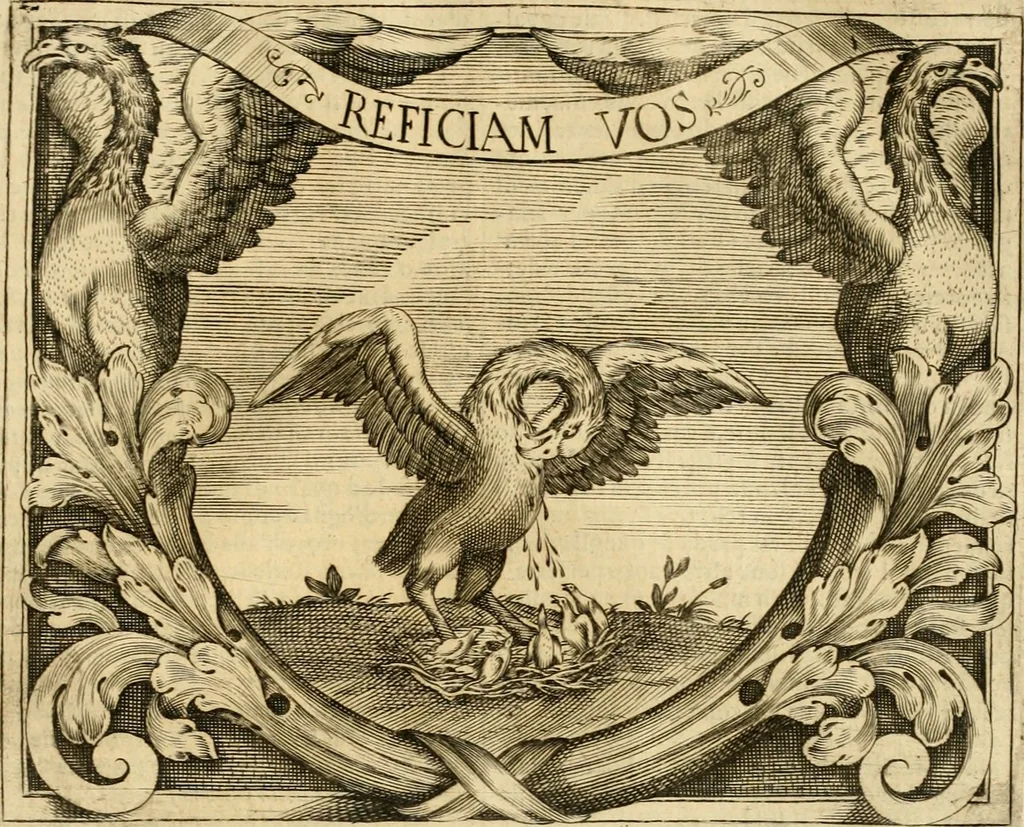 An illustration from Dell' imprese pastorali, 1685, leaf 758