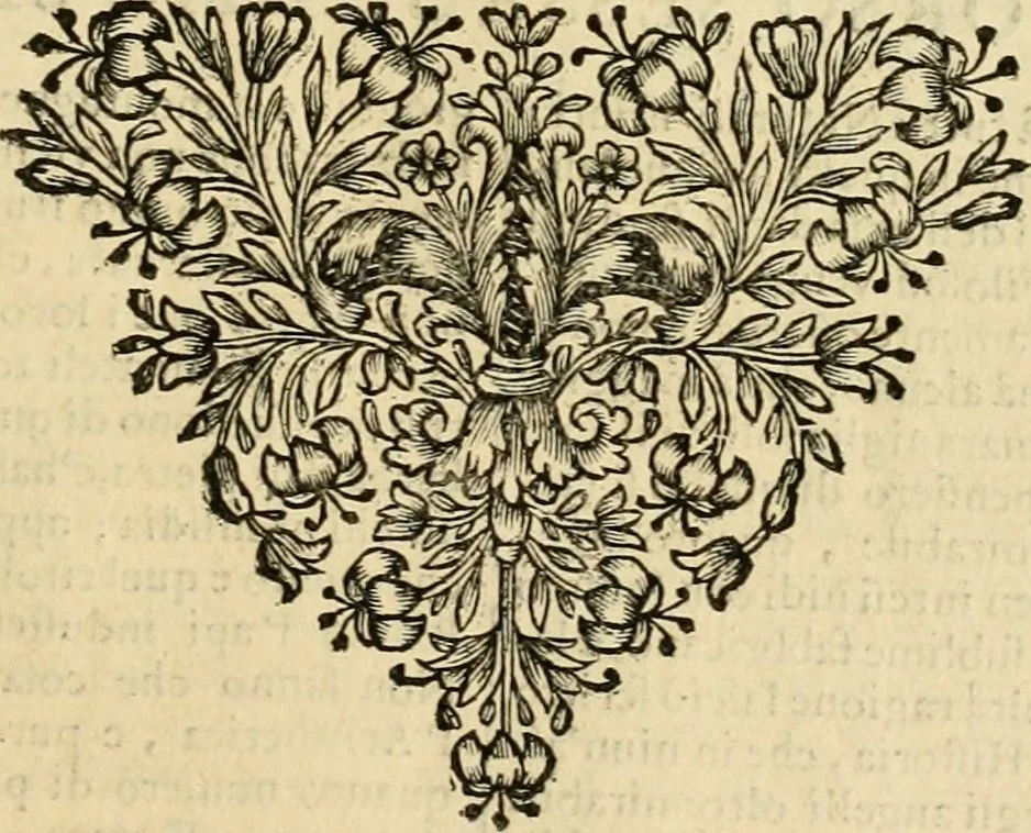 An illustration from Dell' imprese pastorali, 1685, leaf 780