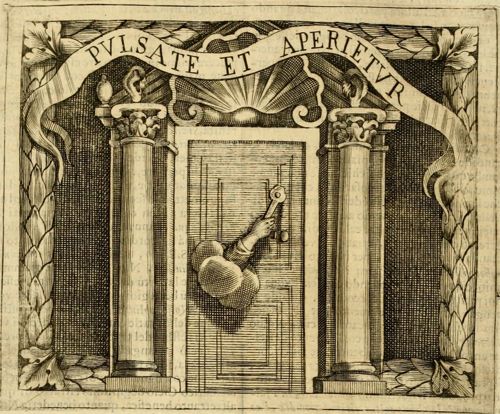 An illustration from Dell' imprese pastorali, 1685, leaf 803
