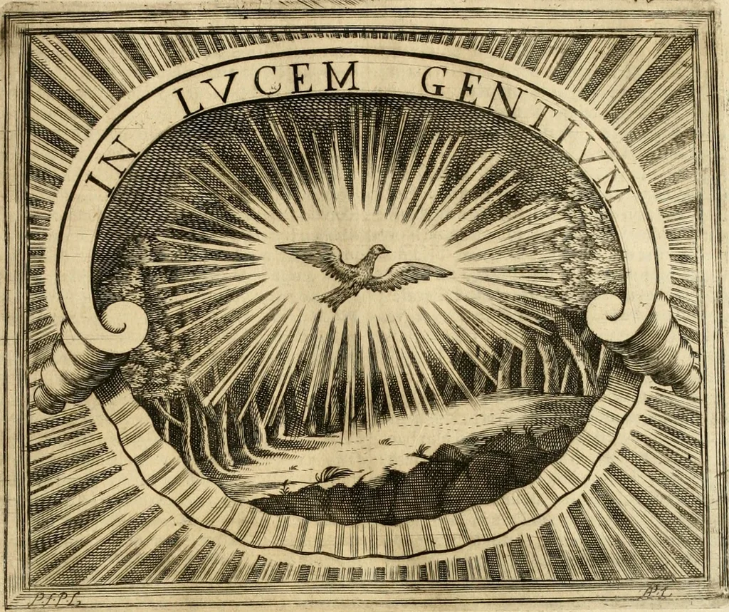 An illustration from Dell' imprese pastorali, 1685, leaf 82