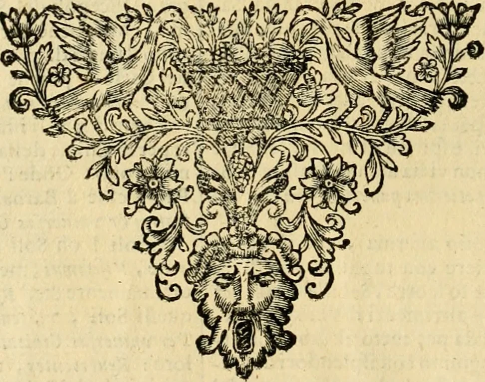An illustration from Dell' imprese pastorali, 1685, leaf 823