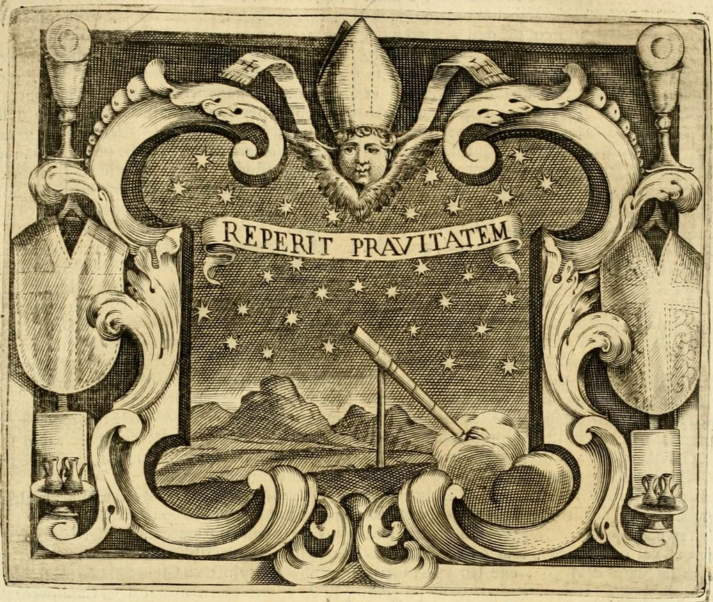 An illustration from Dell' imprese pastorali, 1685, leaf 824