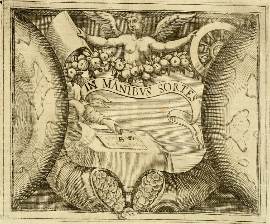An illustration from Dell' imprese pastorali, 1685, leaf 836
