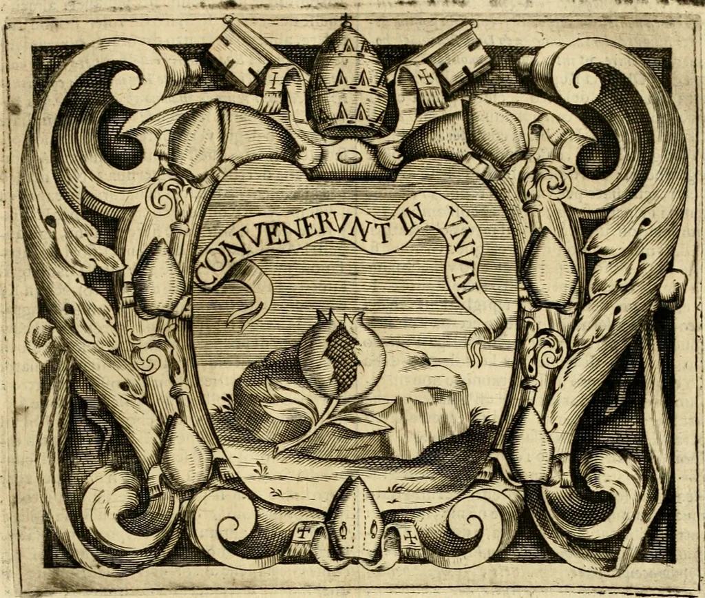 An illustration from Dell' imprese pastorali, 1685, leaf 848