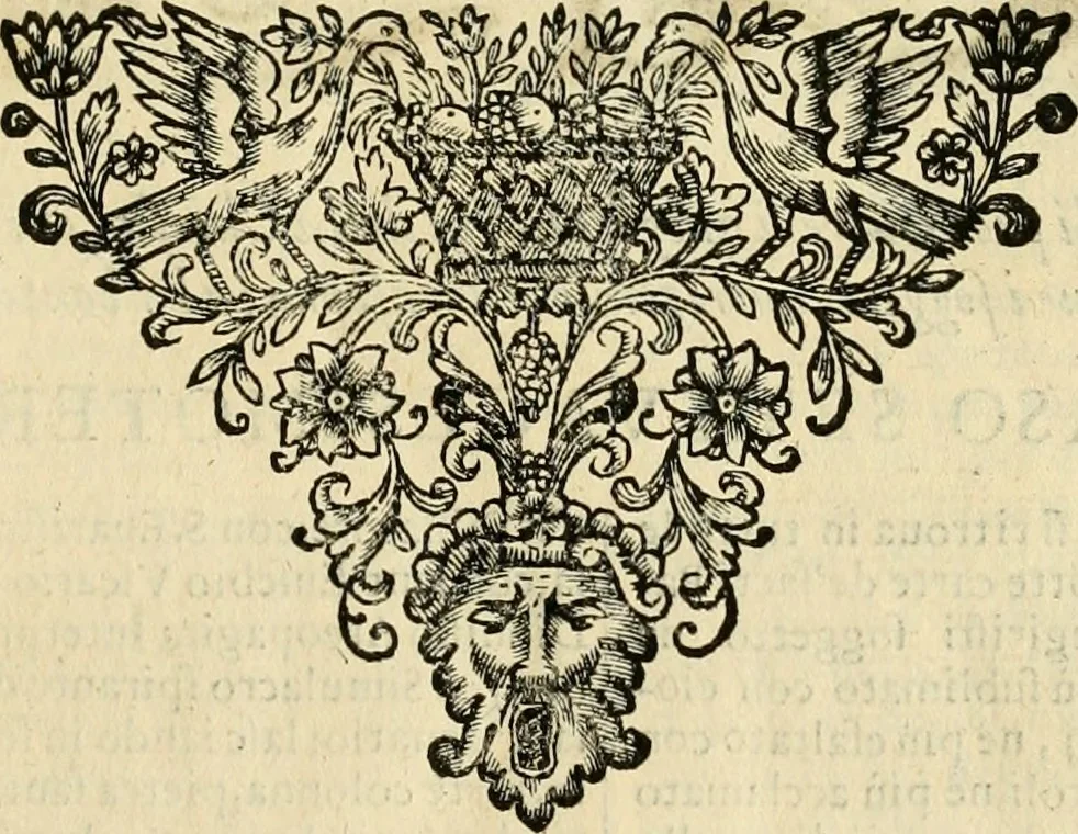 An illustration from Dell' imprese pastorali, 1685, leaf 860