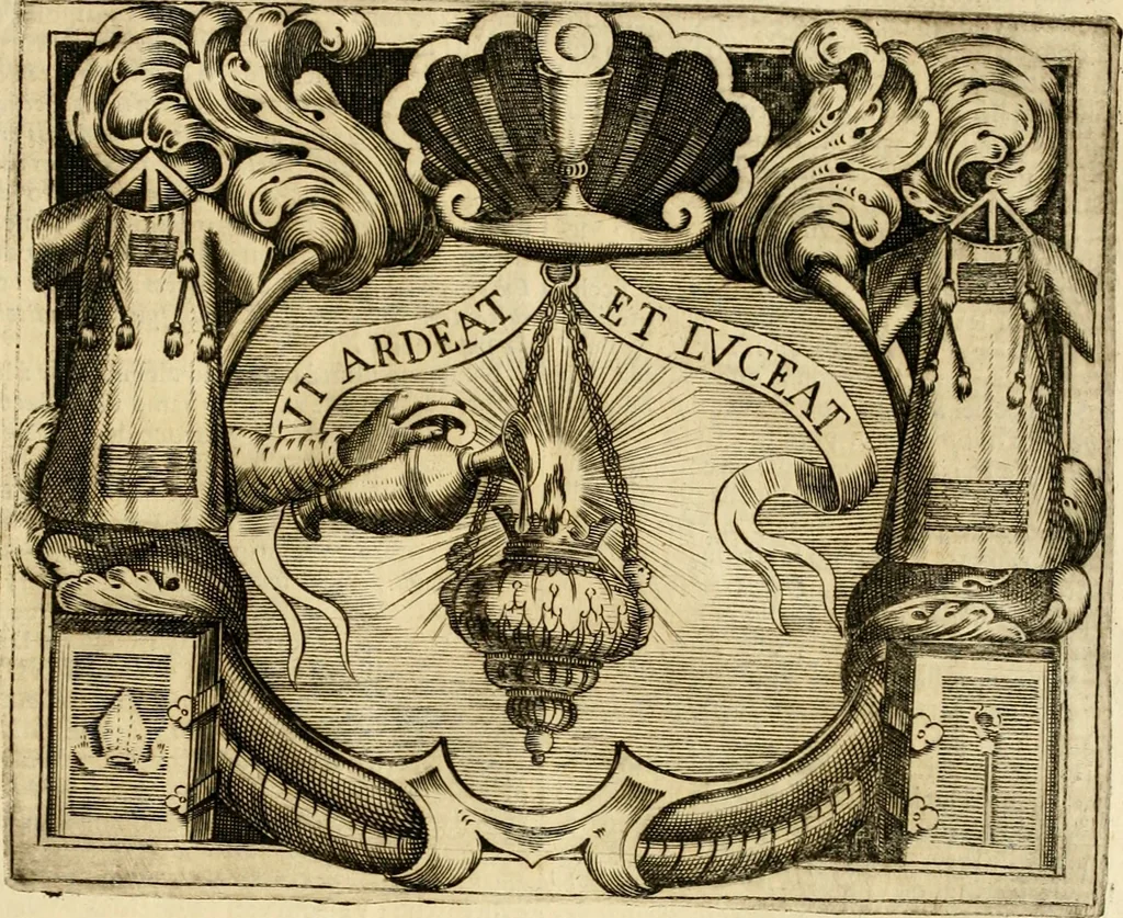 An illustration from Dell' imprese pastorali, 1685, leaf 872