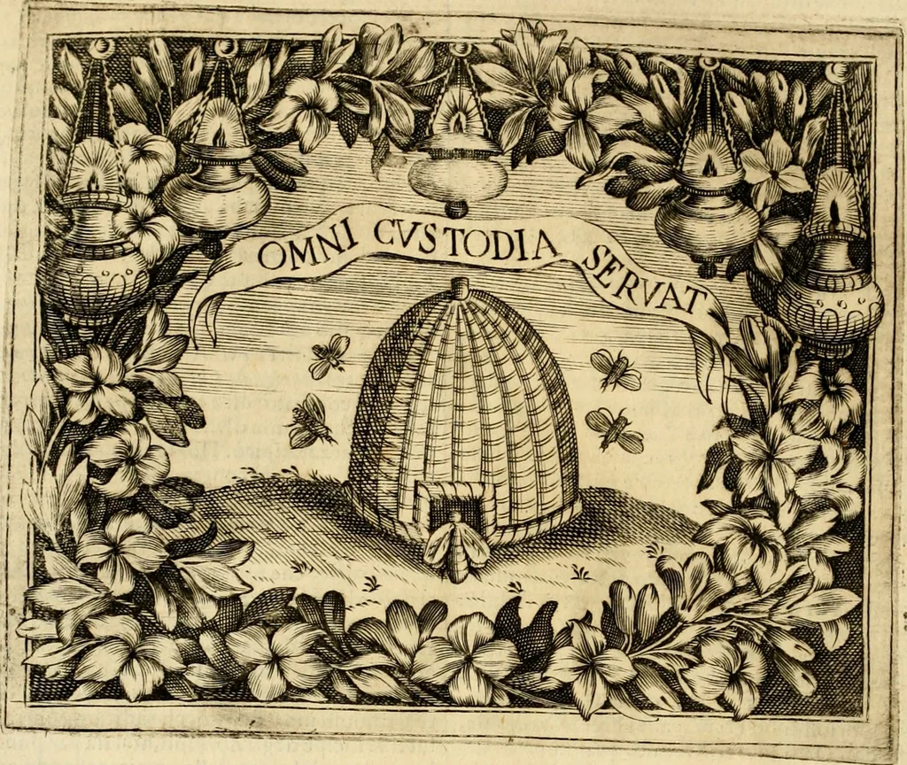 An illustration from Dell' imprese pastorali, 1685, leaf 883