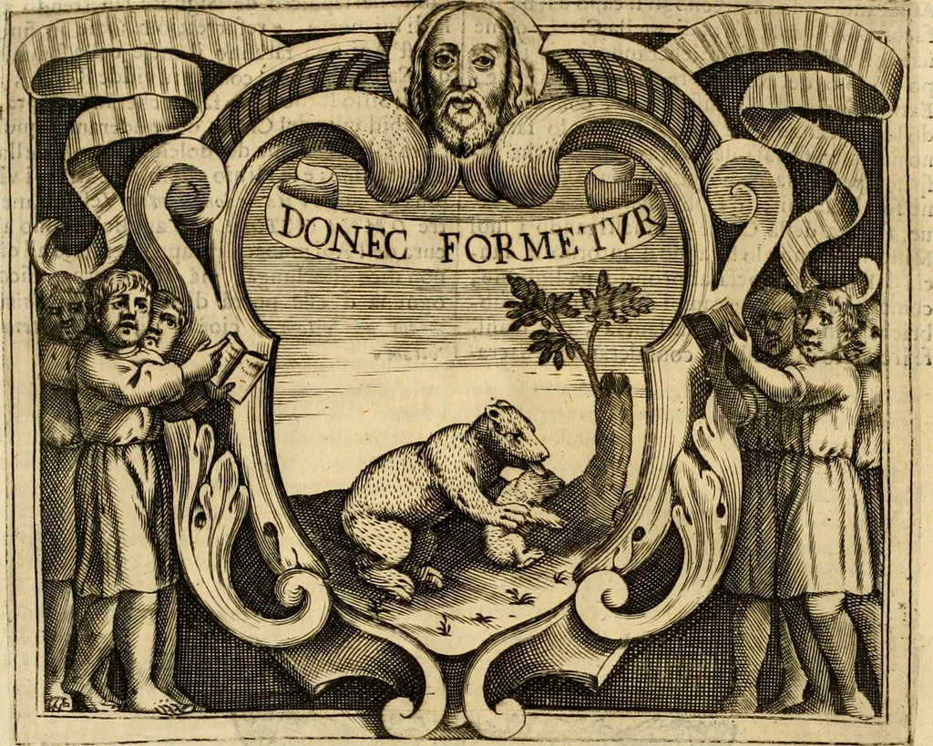 An illustration from Dell' imprese pastorali, 1685, leaf 895