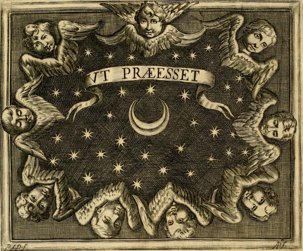 An illustration from Dell' imprese pastorali, 1685, leaf 93