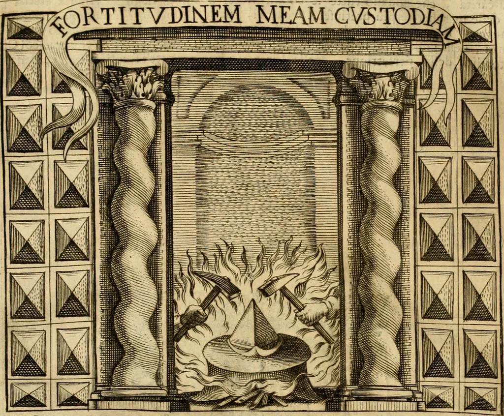 An illustration from Dell' imprese pastorali, 1685, leaf 995