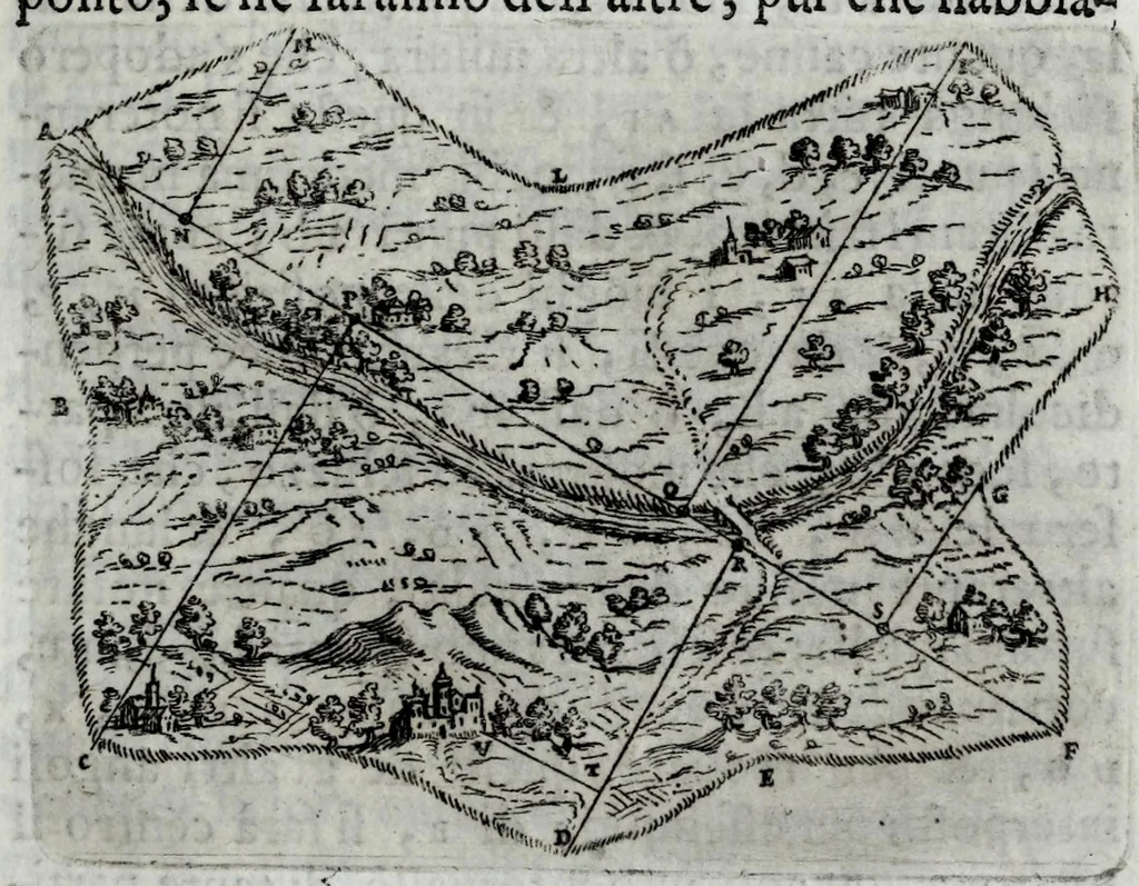 An illustration from Dello squadro : trattato, 1625, leaf 153
