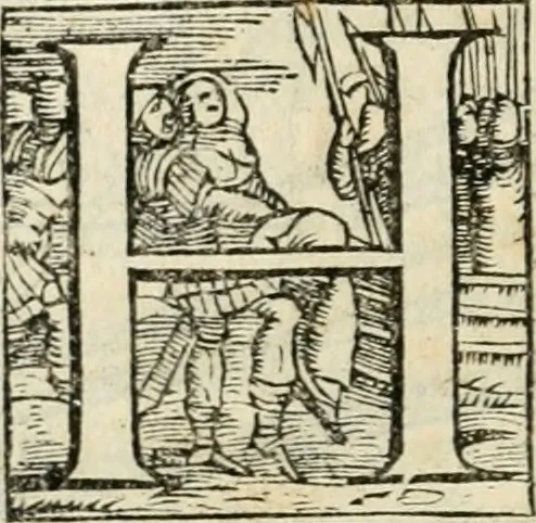An illustration from Del modo di fortificar le città : trattato, 1554, leaf 43