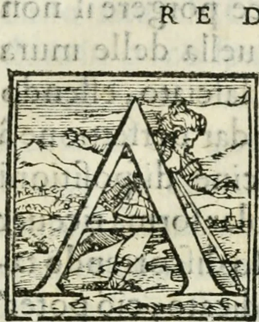 An illustration from Del modo di fortificar le città : trattato, 1554, leaf 8