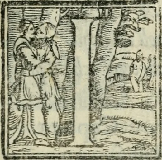 An illustration from Del modo di misvrare : le distantie, le superficie, i corpi, le piante, le prouincie, le prospettiue, & tutte le altre cose terrene, che possono occorrere a gli huomini, secondo le uere regole d'Euclide, & de gli altri piu lodati scrittori, 1564, leaf 110