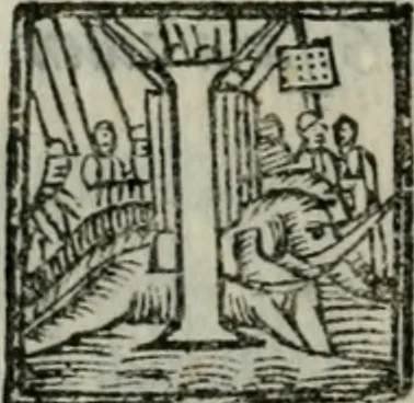 An illustration from Del modo di misvrare : le distantie, le superficie, i corpi, le piante, le prouincie, le prospettiue, & tutte le altre cose terrene, che possono occorrere a gli huomini, secondo le uere regole d'Euclide, & de gli altri piu lodati scrittori, 1564, leaf 115