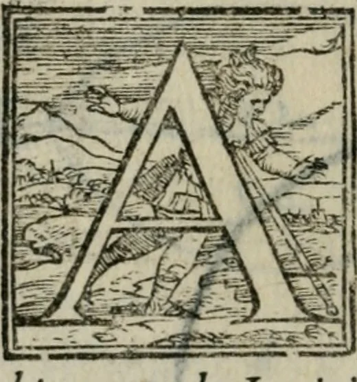 An illustration from Del modo di misvrare : le distantie, le superficie, i corpi, le piante, le prouincie, le prospettiue, & tutte le altre cose terrene, che possono occorrere a gli huomini, secondo le uere regole d'Euclide, & de gli altri piu lodati scrittori, 1564, leaf 153