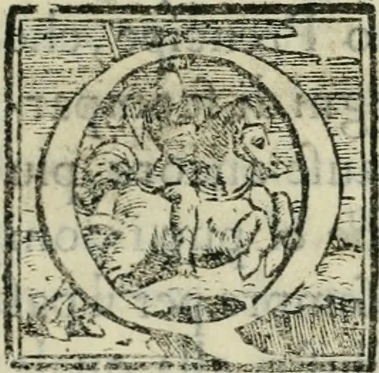 An illustration from Del modo di misvrare : le distantie, le superficie, i corpi, le piante, le prouincie, le prospettiue, & tutte le altre cose terrene, che possono occorrere a gli huomini, secondo le uere regole d'Euclide, & de gli altri piu lodati scrittori, 1564, leaf 8