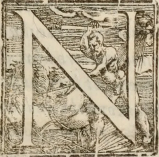 An illustration from Del modo di misvrare le distantie, le superficie, i corpi, le piante, le prouincie, le prospettiue, & tutte le altre cose terrene, che possono occorrere à gli huomini, secondo le vere regole d'Euclide, & de gli altri più lodati scrittori. Dedicata all'illvstrissimo, et eccellentissimo signore, il sig. Cosimo de Medici .., 1614, leaf 14