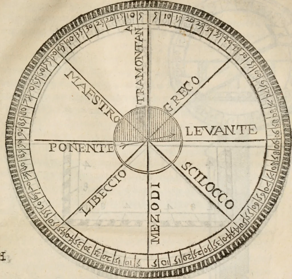 An illustration from Del modo di misvrare le distantie, le superficie, i corpi, le piante, le prouincie, le prospettiue, & tutte le altre cose terrene, che possono occorrere à gli huomini, secondo le vere regole d'Euclide, & de gli altri più lodati scrittori. Dedicata all'illvstrissimo, et eccellentissimo signore, il sig. Cosimo de Medici .., 1614, leaf 210