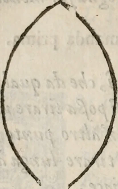 An illustration from Del modo di misvrare le distantie, le superficie, i corpi, le piante, le prouincie, le prospettiue, & tutte le altre cose terrene, che possono occorrere à gli huomini, secondo le vere regole d'Euclide, & de gli altri più lodati scrittori. Dedicata all'illvstrissimo, et eccellentissimo signore, il sig. Cosimo de Medici .., 1614, leaf 235
