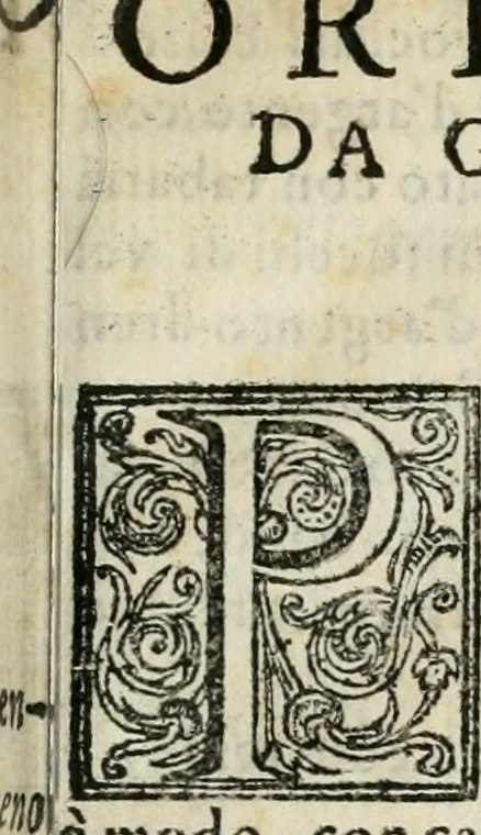 An illustration from Descrizzione de l'ordine della processione fatta la vigilia di san Giovanni Batista, l'anno MDLXXVII, dalle compagnie de giouani Fiorentini, per l'allegrezza del natale del serenissimo gran prencipe di Toscana, 1577, leaf 8